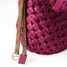 Borbonese Mini Hobo Bag La Nido Amarone OP Naturale - 4