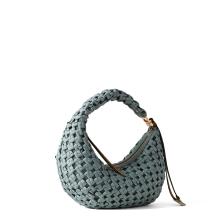 Borbonese Mini Hobo Bag La Nido Edera OP Naturale - 2