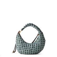 Borbonese Mini Hobo Bag La Nido Edera OP Naturale - 3