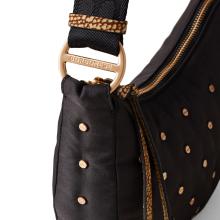 Borbonese Mini Borsa Luna Bag Colette Nero OP Naturale - 4