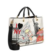 Braccialini Borsa a mano Grande Cartoline Bugs Bunny - 2