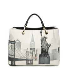 Braccialini Borsa a mano Grande Cartoline Bugs Bunny - 3