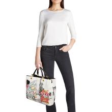 Braccialini Borsa a mano Grande Cartoline Bugs Bunny - 5