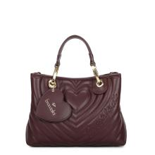 Braccialini Borsa a mano Beth Matelassé Media Bordeaux - 1