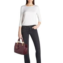 Braccialini Borsa a mano Beth Matelassé Media Bordeaux - 5