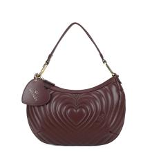 Braccialini Borsa a spalla Beth Matelassé Bordeaux - 1