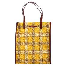 The Bridge Shopping Bag Mirra Wow Check Mais Marrone - 1