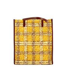 The Bridge Shopping Bag Mirra Wow Check Mais Marrone - 3