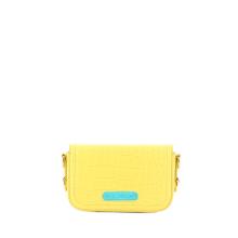 Chiara Ferragni Borsa Eyelike Small Croco Wax Yellow - 3