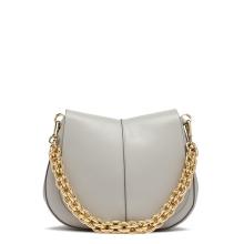 Gianni Chiarini Borsa a tracolla Helena Round Small con catena Silice - 1