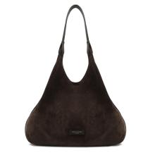 Gianni Chiarini Borsa a spalla Dua in camoscio Moka - 1