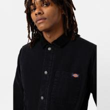 Dickies Giacca Duck Canvas Chore Washed Black - 7