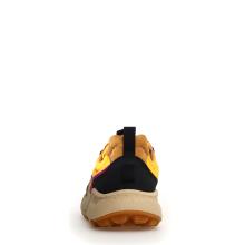 Flower Mountain Sneakers Unisex Iwano 2 Black Cognac Yellow Flower Mountain, sportive scarpe realizzate in tessuto tecnico e suede, suola ultraleggera Vibram dentella - 4