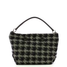 Gabs Borsa Aretha L Tessuto Nappa Nero Grigio - 7