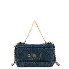 Gaëlle Borsa a spalla Regular Denim Matelassé Blue - 1