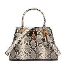 Guess Borsa a mano Stephi Pitone Black White - 1