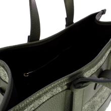 Iuntoo Shopper Grande Caldo Essenziale Grigio Lana Cotta Grigio - 6