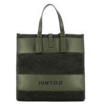 Iuntoo Shopper Grande Orsetto Essenziale Grigio Teddy Grigio - 1