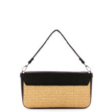 Iuntoo Sottospalla Grande Essenziale Raffia Naturale Nero - 3