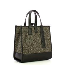 Iuntoo New Tote Piccola Nero + Spigato Nero - 2