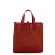 Iuntoo New Tote Piccola Bordeaux + Camoscio Bordeaux - 3