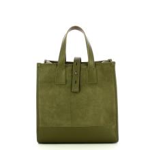 Iuntoo New Tote Piccola Verde + Camoscio Verde - 3