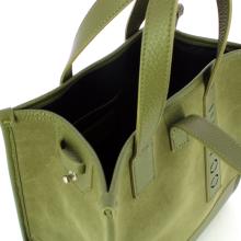 Iuntoo New Tote Piccola Verde + Camoscio Verde - 5