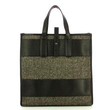 Iuntoo New Tote Grande Nero + Spigato Nero - 3
