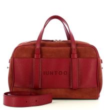 Iuntoo Bauletto Piccolo Camoscio Bordeaux - 4