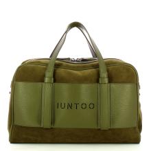 Iuntoo Bauletto Grande Camoscio Verde - 1