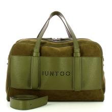 Iuntoo Bauletto Grande Camoscio Verde - 4