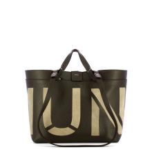 Iuntoo Shopping Sibilla Piccola Intarsio Cioccolato Taupe - 1
