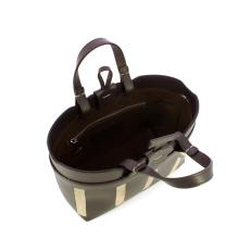 Iuntoo Shopping Sibilla Mini Intarsio Cioccolato Taupe - 5