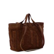 Iuntoo Shopping Sibilla Piccola Camoscio Testa Moro - 2