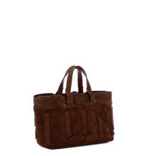 Iuntoo Shopping Sibilla Mini Camoscio Testa Moro - 2