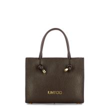 Iuntoo Borsa a mano Piccola Nodo Armonia Cioccolato - 1