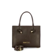 Iuntoo Borsa a mano Piccola Nodo Armonia Cioccolato - 4