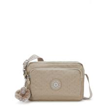 Kipling Tracollina Abanu M Zip Glorious Beige Silver - 1