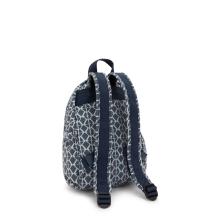 Kipling Zainetto Delia Mini Navy Sign Jacquard - 3