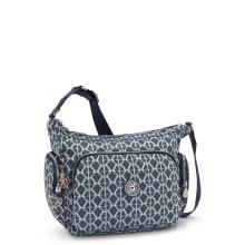 Kipling Borsa a tracolla Gabb S Navy Sign Jacquard - 2