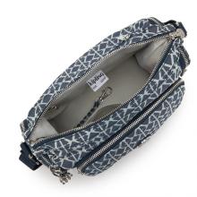 Kipling Borsa a tracolla Gabb S Navy Sign Jacquard - 5