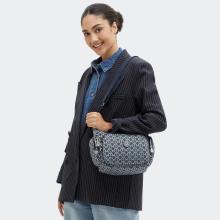 Kipling Borsa a tracolla Gabb S Navy Sign Jacquard - 6