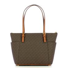 Michael Kors Borsa a spalla Jet Set logata Bronzo Acorn - 3
