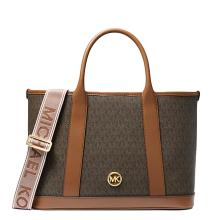Michael Kors Borsa a mano Luisa media con logo Brn/Luggage - 1