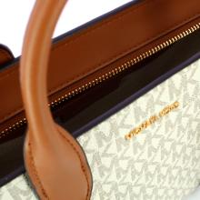 Michael Kors Borsa a mano Moore Small Vanilla/Acorn - 5