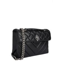 KUGE Borsa a spalla Kensington Bag Large Black Comb - 3
