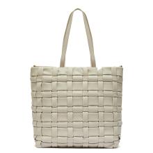 Liu Jo Shopping bag intrecciata ecosostenibile Gesso - 3