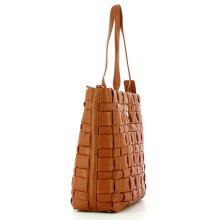 Liu Jo Shopping Bag intrecciata ecosostenibile Caramello - 2
