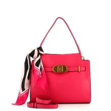 Liu Jo Borsa a mano Medium con foulard Viva Magenta - 4