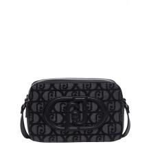 Liu Jo Camera Bag Logo Jacquard Nero - 1